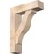 Ekena Millwork Funston Block Smooth Bracket w/ Offset Brace, Douglas Fir, 7 1/2"W x 28"D x 36"H BKT0806X28X36FST05SDF - alternate 1